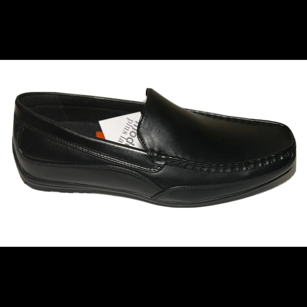 NIB Deer Stags Drive Slip On Moc Toe   Mens  Dress Shoes  Black Vega Size 13 M